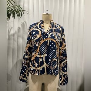 Long sleeve cotton and polyester woman shirts